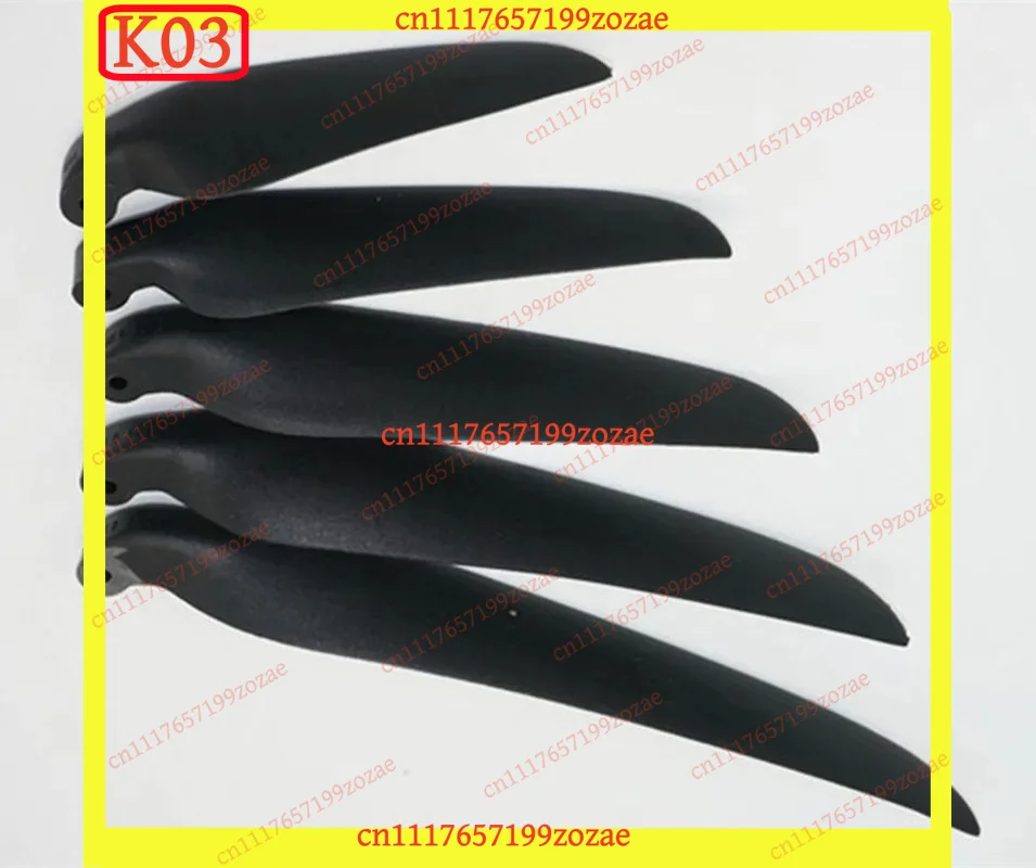 K03 2 Pair RC Airplane Folding Propeller 6-18.5 Inch for Plastic Aluminum Spinner, Replacement Parts