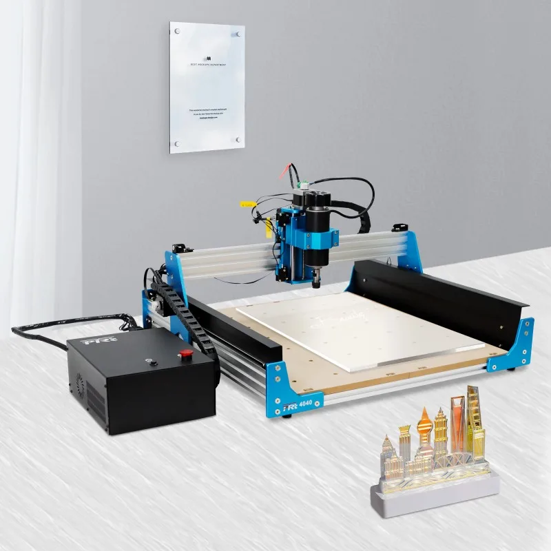 CNC Engraving Machine 500W Spindle, 42 Stepper Motor, GRBL Compatible, for Wood PVC Acrylic Cutting & Milling Machine