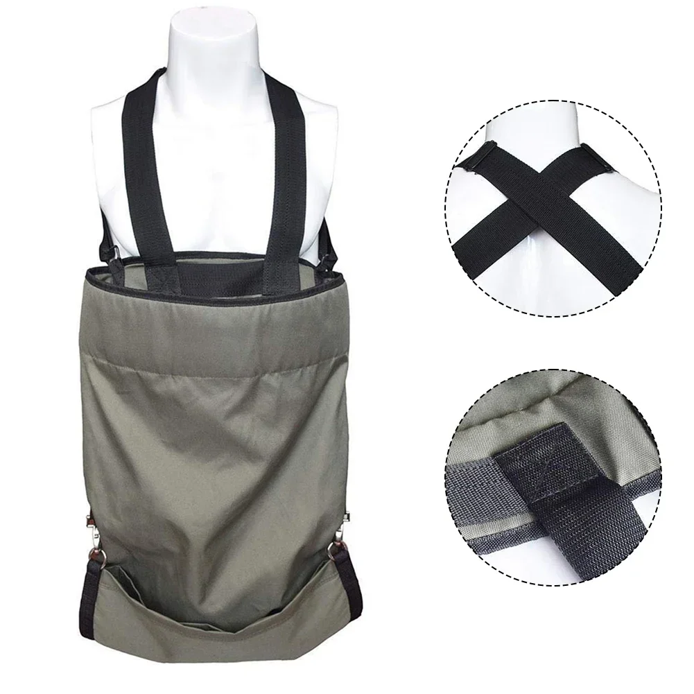 Adjustable Straps Picking Bag 86*49cm 33.8*19.2in 600D Oxford Fabric Large Capacity Suitable For Apples Suitable For Berries