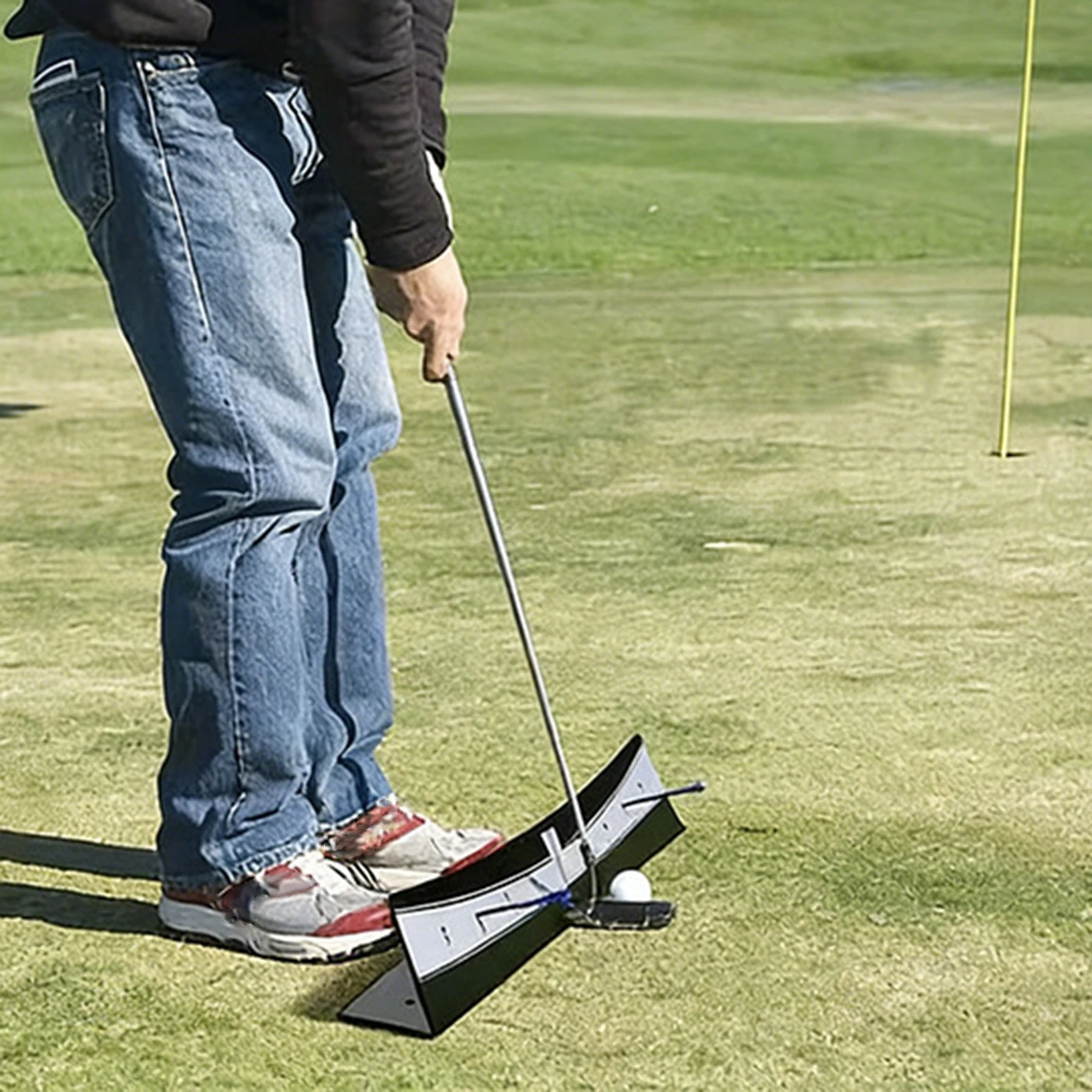 

Тренажер для гольфа Golf Putting Plane Rail: аксессуары для тренировки навыков игры в гольф в помещении и на улице