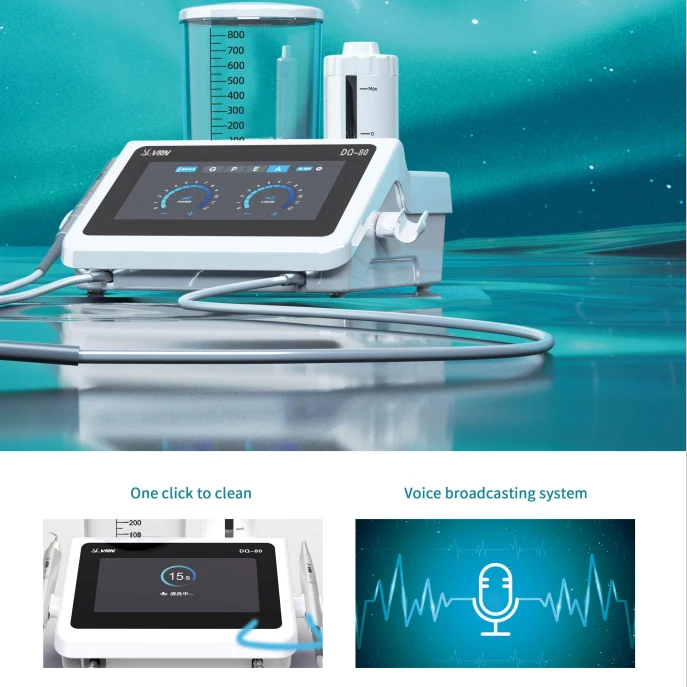 Aobol New Design Electric Dentl Scaler Air Polisher Water Supply VRN DQ-80 Ultrasonic Tartar Removl Oral Irrigator
