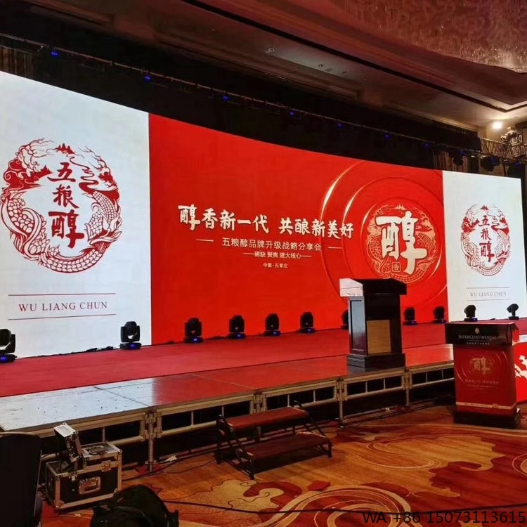 Indoor P2.5 LED Display Screen High Resolution LED Video Wall Flexible Screen Display Wall for Advertising