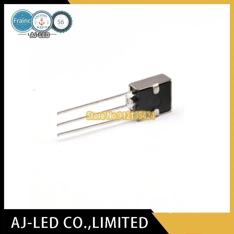 10pcs/lot IRM-8601S infrared receiver head with iron shell shielding receiver frequency 38KHZ induction distance 4-8m