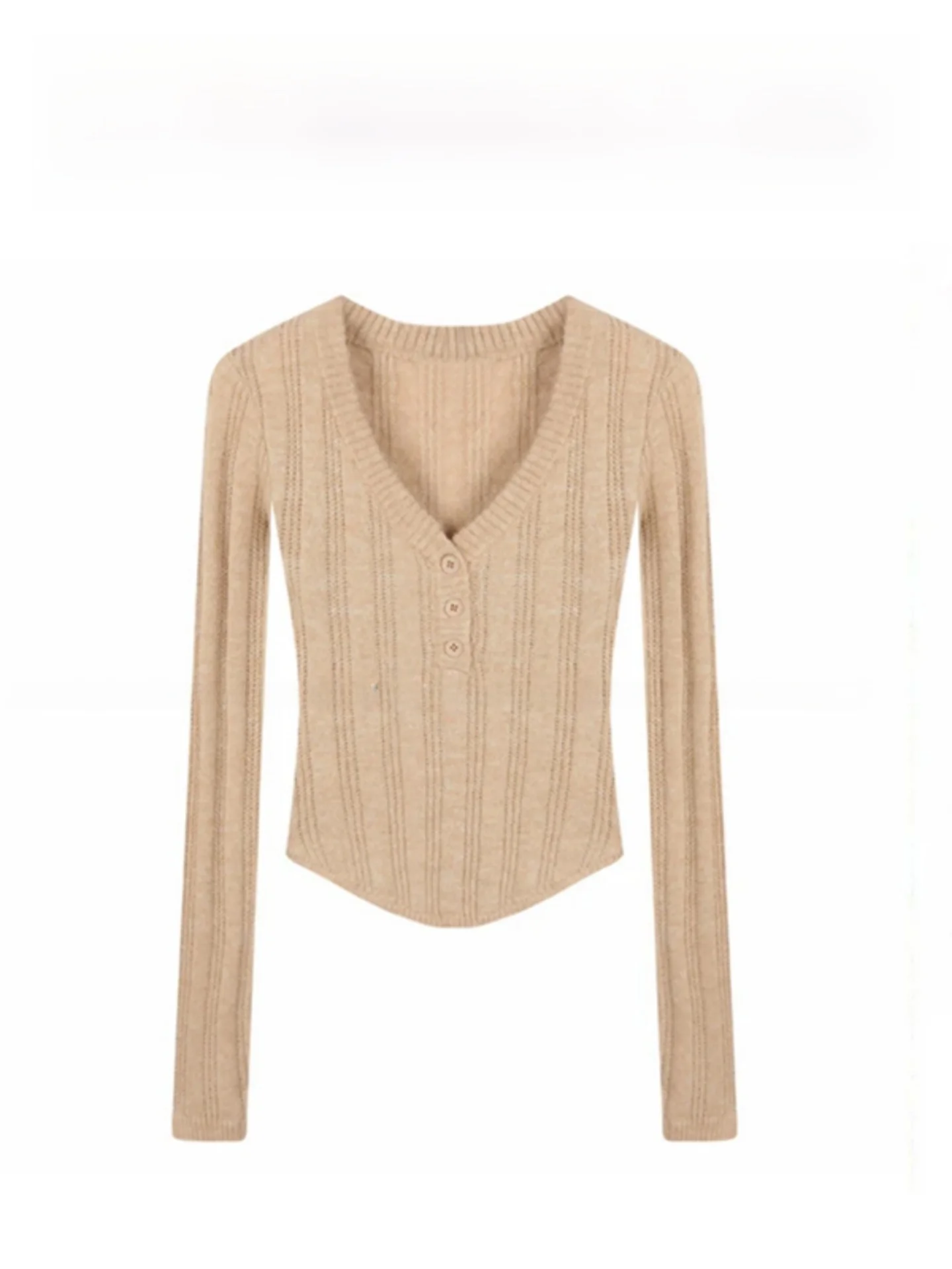 

Trendy Slim Fit Knitwear Pure Desire Sle Women's Faionable Sweater New Arrival Versatile Long Sve Crew Ne Pullover