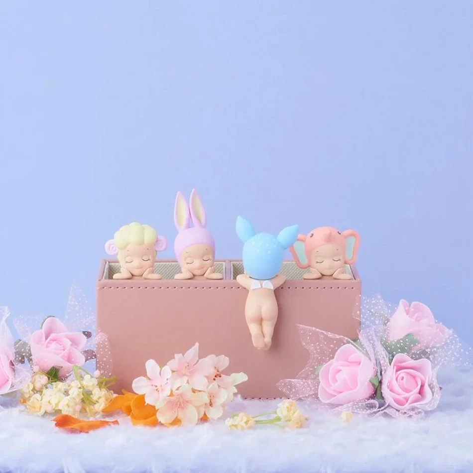 Sunny Angel Mini Figures series Hippers Blind Box Mysteries Kawaii Ornament Doll Kid Phone Decoration Cute Christmas Gift