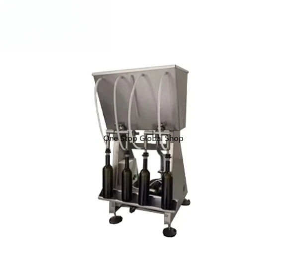 

Semi-Auto Siphon Pump Filler for Multi-Liquids 4 Spout Gravity Gravity for Wine Soda Juice Bottles Glass Vial for Shampoo Oil