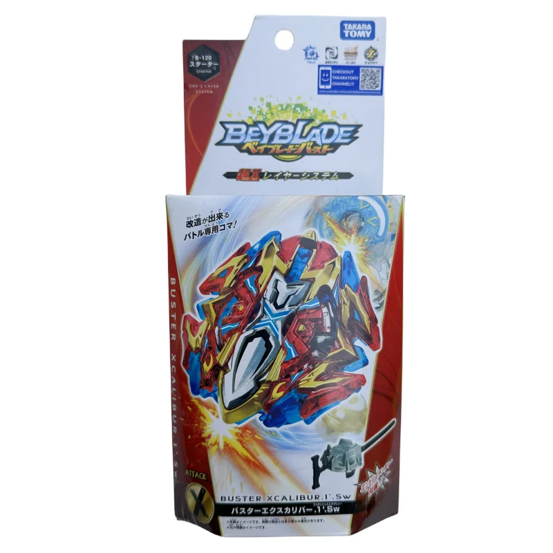 

TAKARA TOMY BEYBLADE GENUINE BEYSCOLLECTOR B-120 Starter Buster Xcalibur.1.Sw