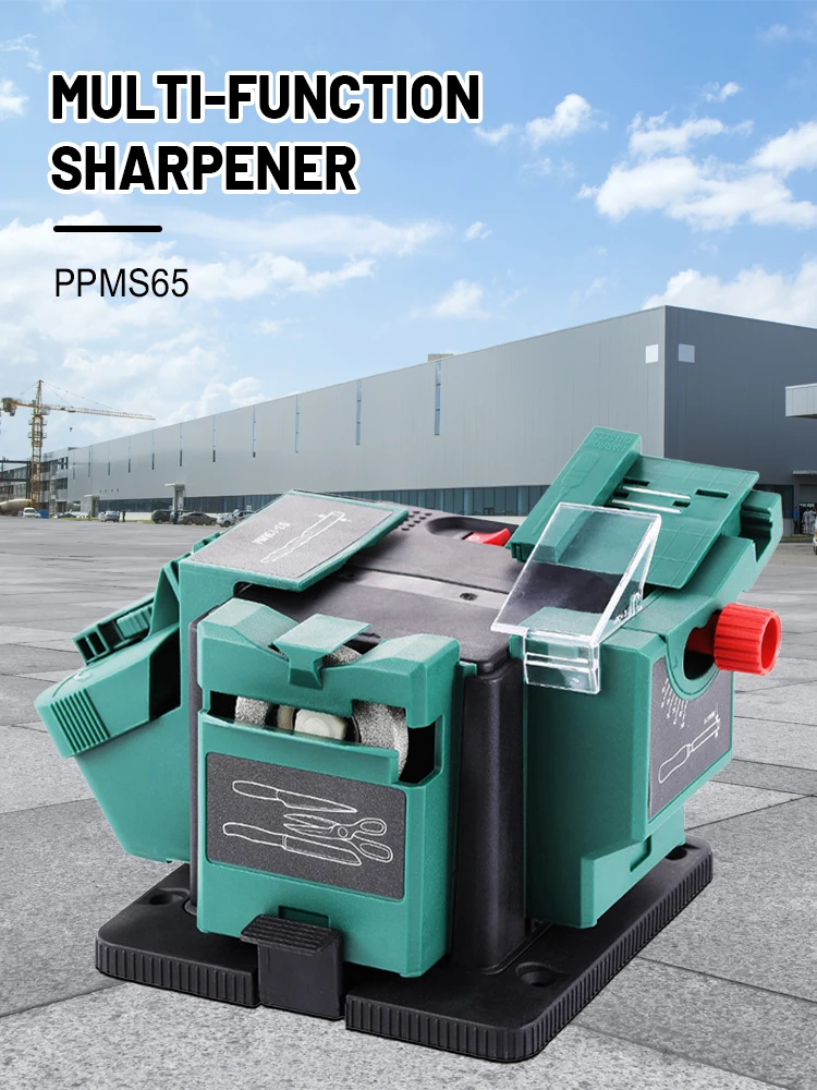 

220 В Многофункциональная электрическая точилка для ножей 65 Вт шлифовальный станок для ножниц строгальный станок железо долото шлифовальное сверло