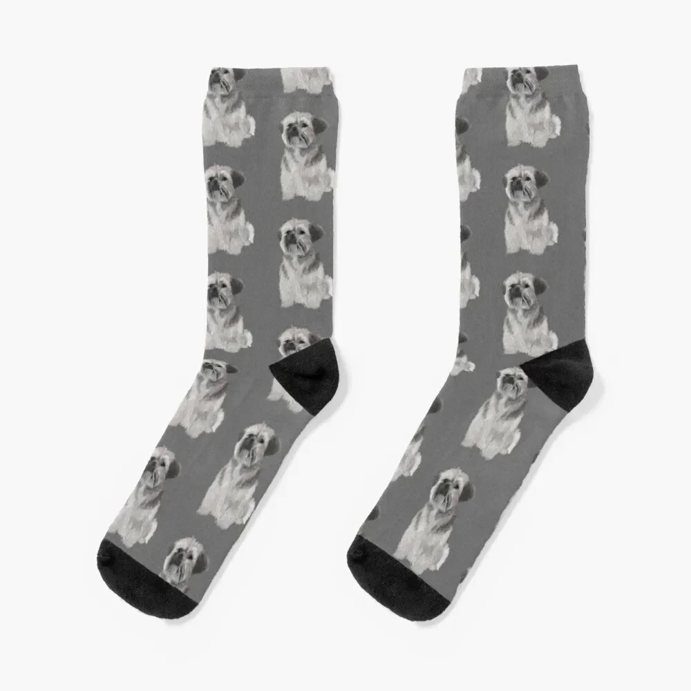 

Bichon Shihtzu Puppy Socks New year's heated Men's custom Male Socks Women's