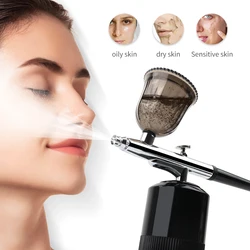 Facial Nano Oxygen Injection Instrument Handheld High Pressure Beauty Facial Spray Moisturizing Steamer USB Charging