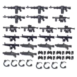 Weapon Pack Military Army Toys for Soldier Mini Action Figures Swat Team Gear Set for Boys Battle Building Blocks Bricks Toys