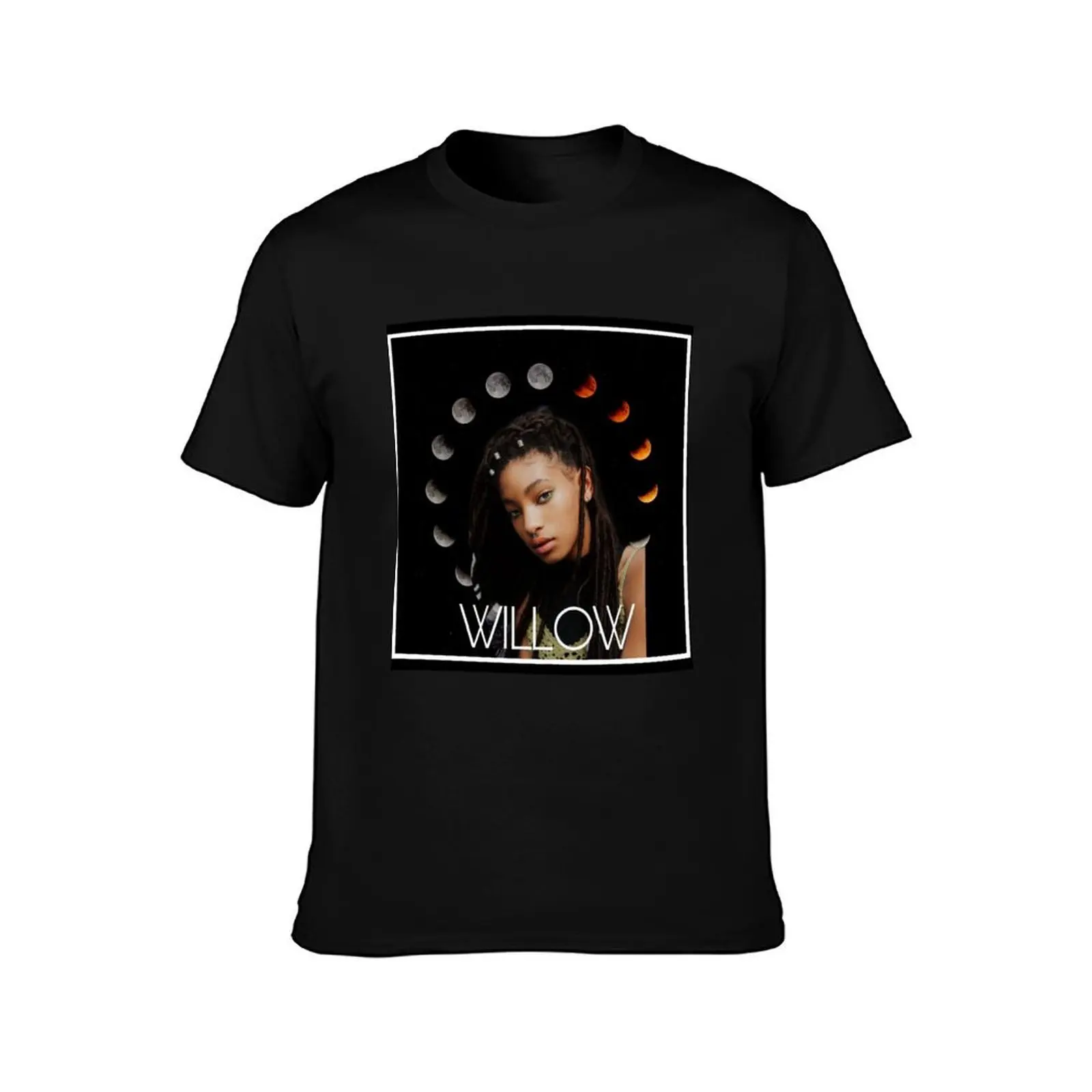 Willow Smith Eclipse Collection T-Shirt, Summer Casual Cotton Tee, Oversized Streetwear Tops, Vintage Graphic Print, 100% Cotton