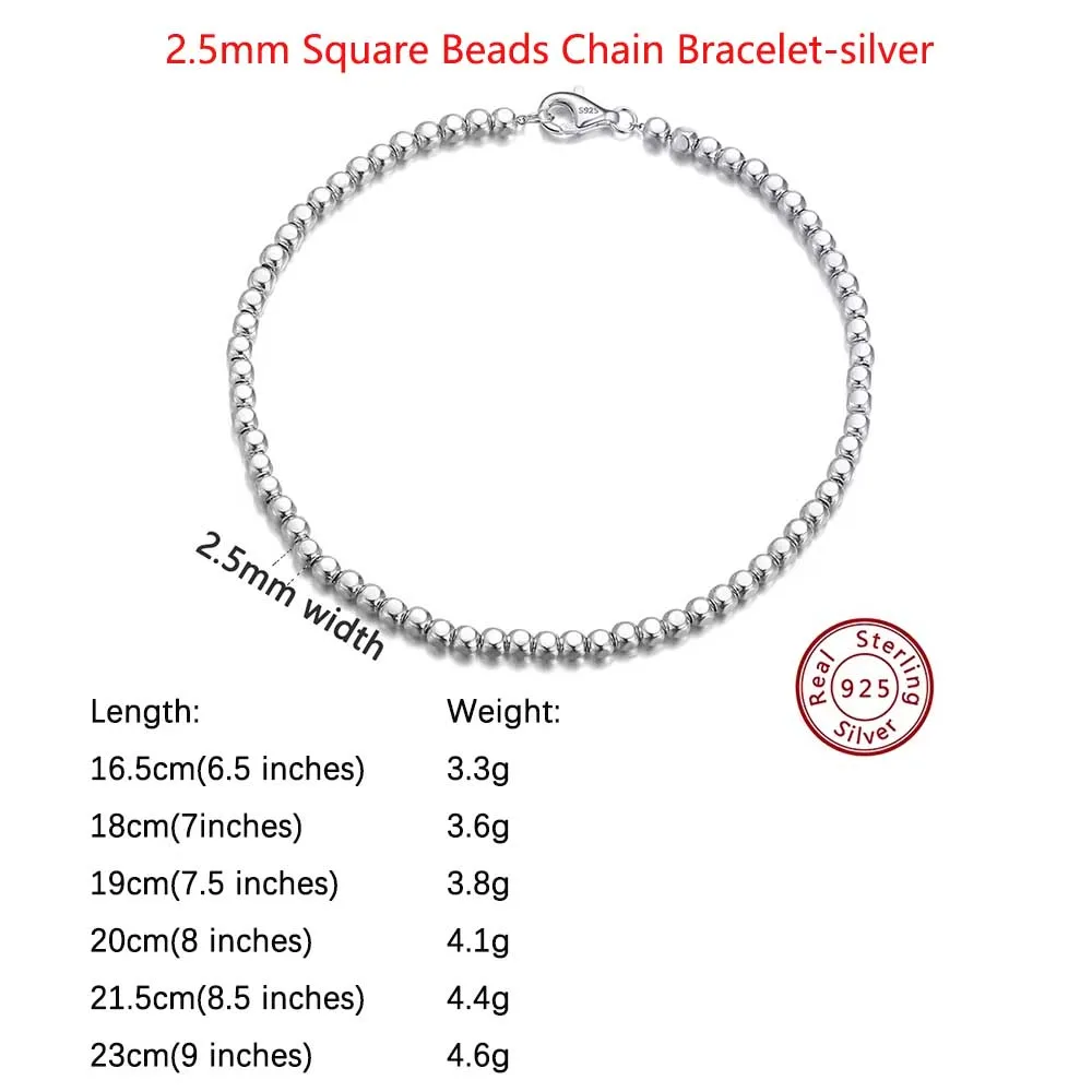 ORSA JEWELS Chain Bracelet Sterling Silver 3