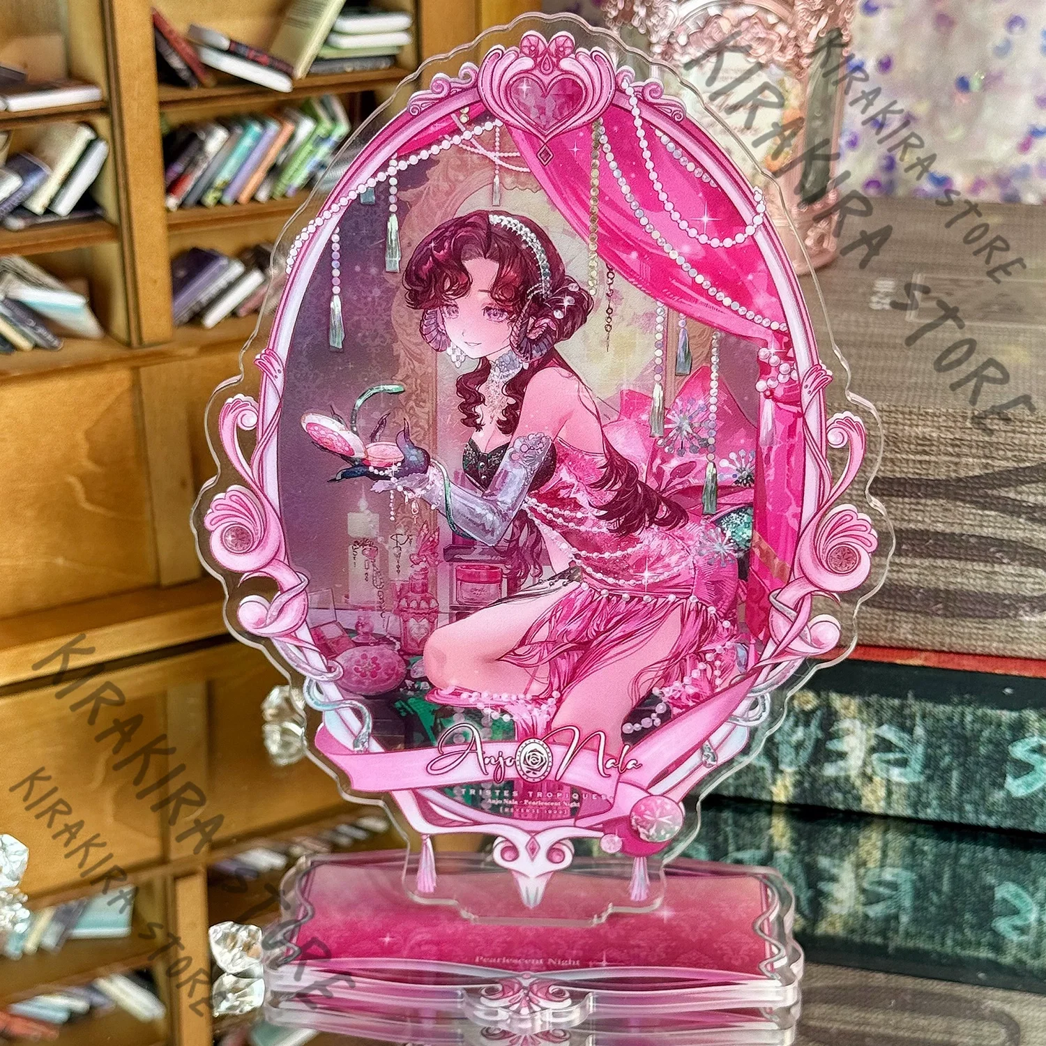 

Anjo Nala Elliptical Double Flash Badge Reverse:1999 Cosplay Colorful Acrylic Standing Plate Ornaments Reverse Laser Ticket