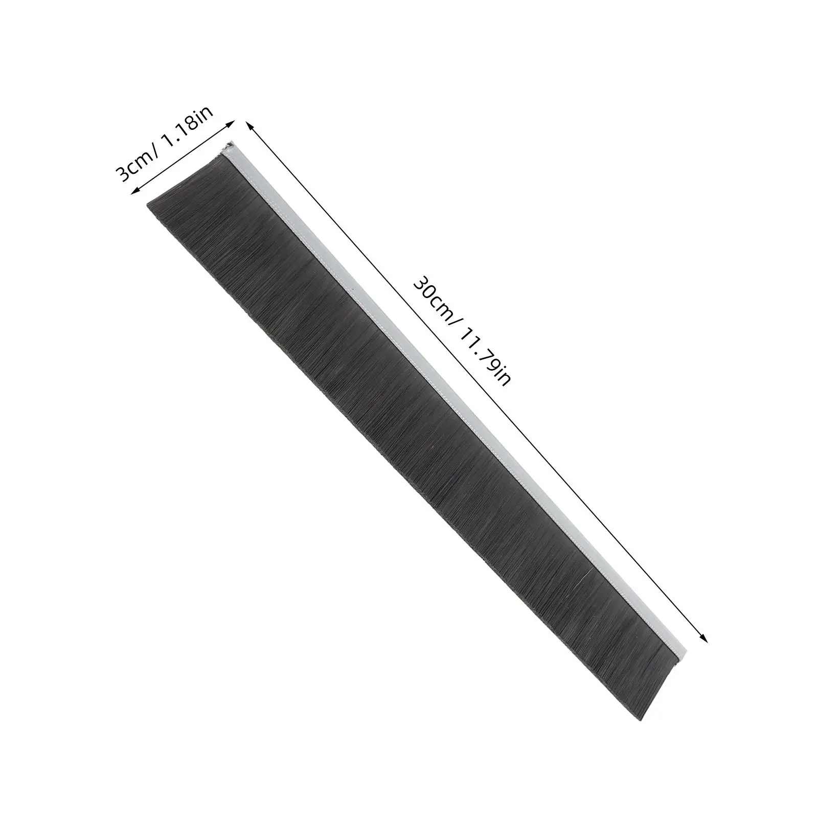 3Pcs Nylon Letter Box Brush Strips Mailbox Dustproof Brush Strip for Office Home Letter Box Sealing Weatherproof Draft Proof