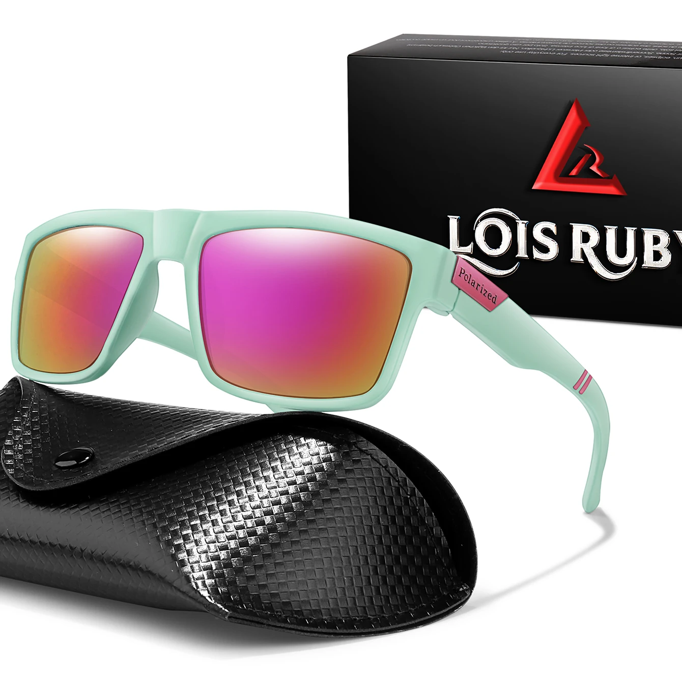 AliExpress LOISRUBY UV400 Polarized Square Cycling Sunglasses Men Women Outdoor Sports Running Driving Party Wear Goggles with Case