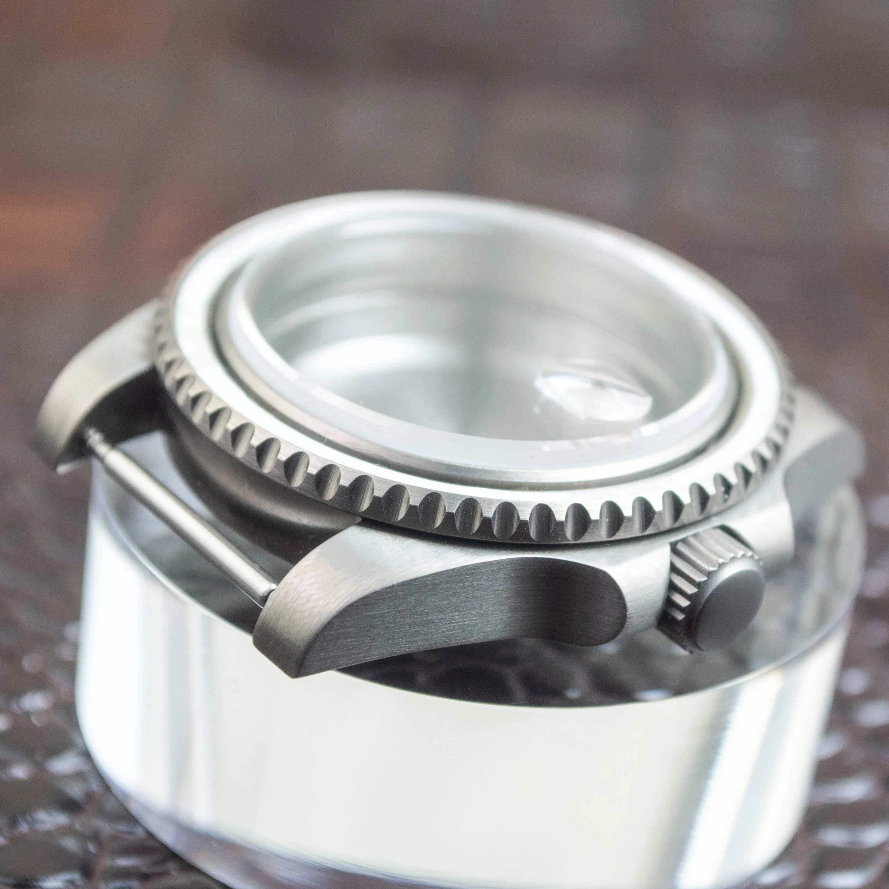 

40mm Pure Titanium Case Titanium Watch Case NH35A NH36 Watch Case SUM GMT Parts NH35 Titanium Case Sapphire Glass