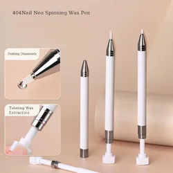 404Nail Rotating Wax Dotting Pen for ss Diamonds No-Waste Sticking Mini Bead Rotary Wax Tools Manicure Professional Supplies 404