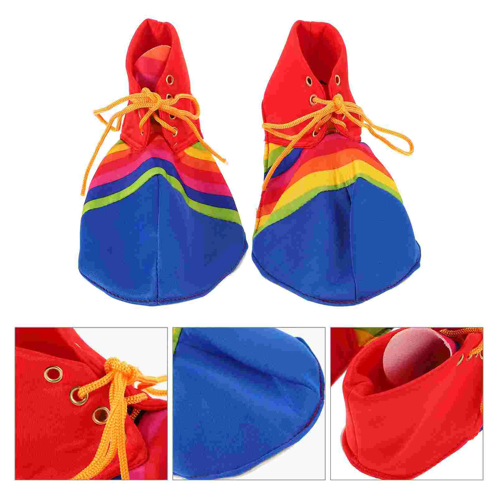

Performance Clown Shoes Halloween Costume Footwear Accessories Day of Dead Cotton
