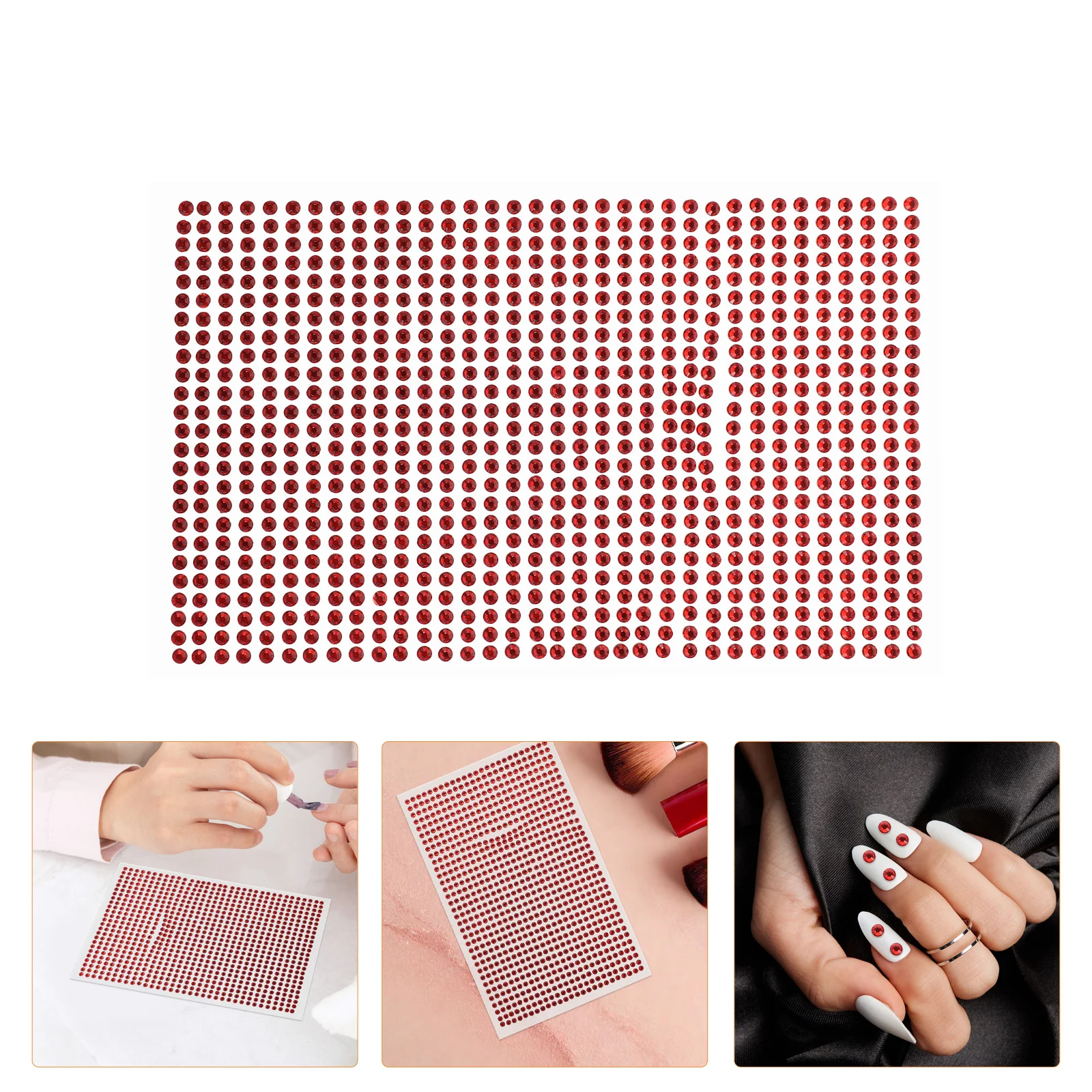 

20 листов стразы для ногтей, акриловые круглые самоклеящиеся наклейки для рукоделия, приглашения, карты, украшения для макияжа, маникюра