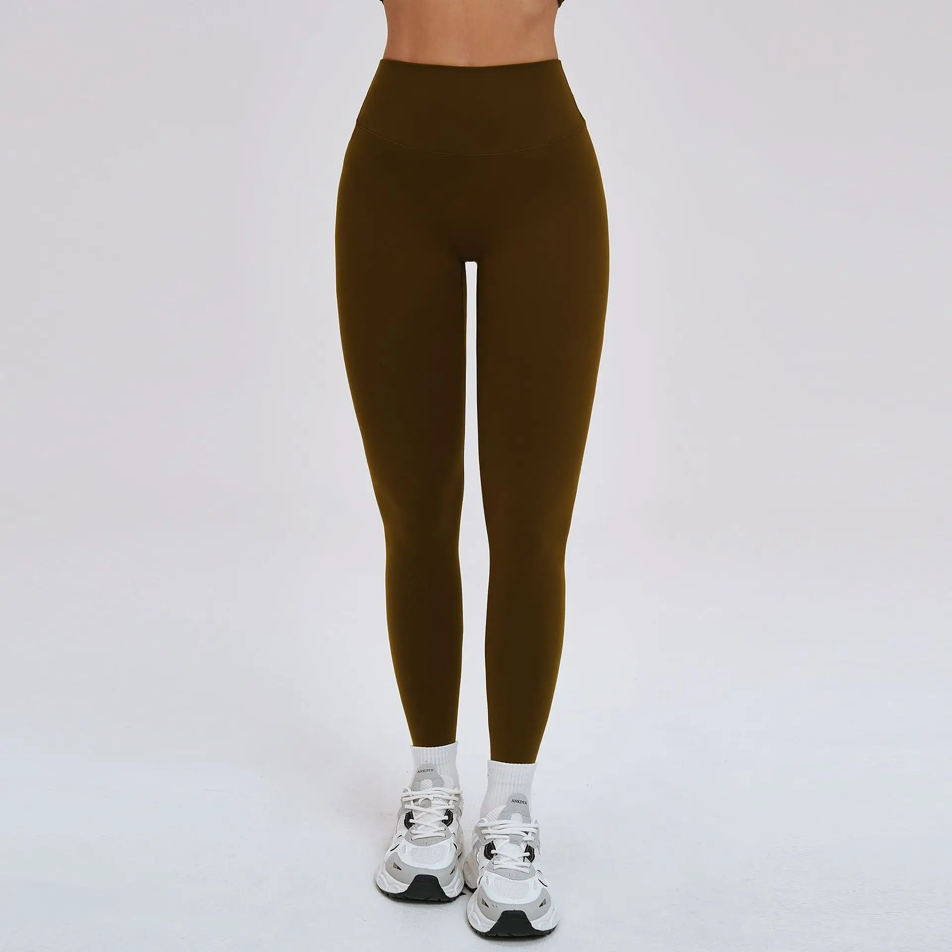 Fitness Leggings Female Running Pants Naked Feeling Leggings High Waist Tights Push Up Sport Women Fitness Running Yoga Pants