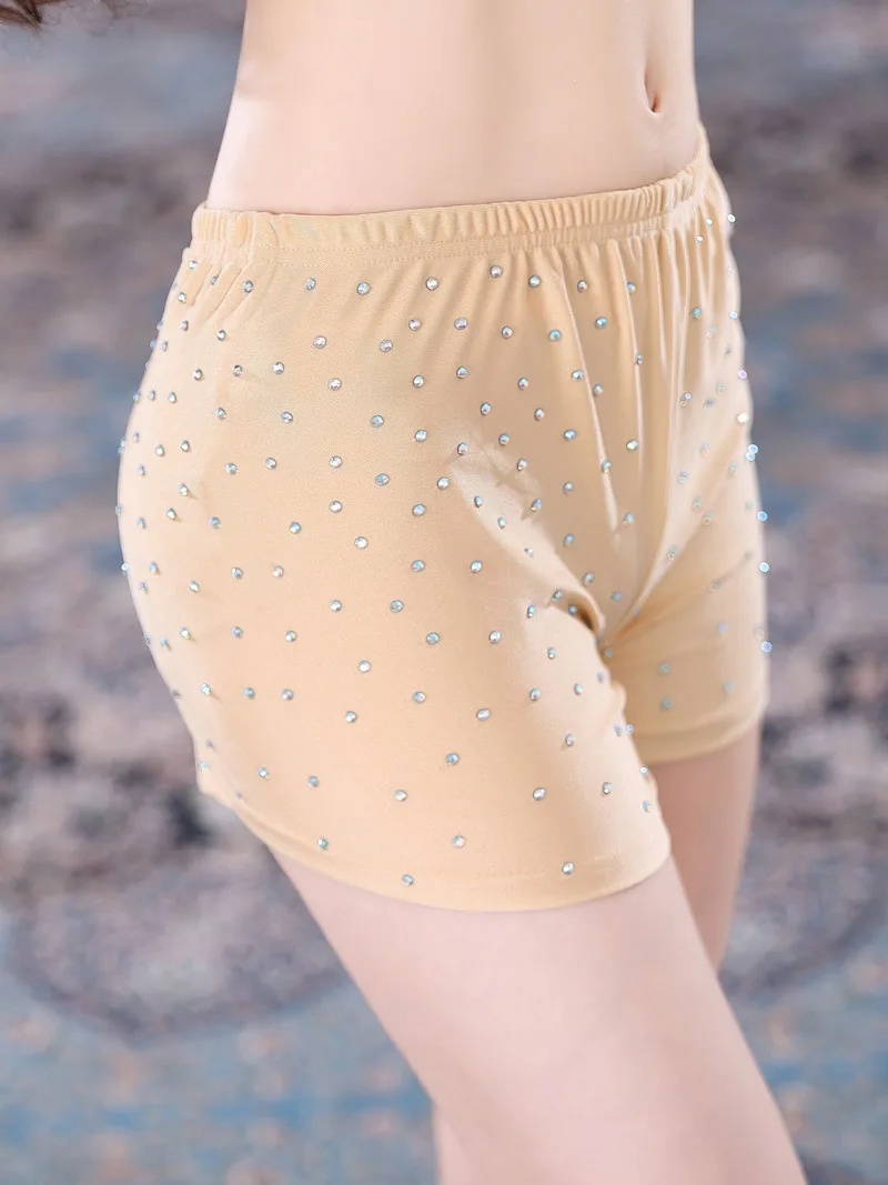 14 Colors Women Dance Accessories Underwear Modal Tights Shorts Diamonds Panties Nude Knickers Safety Pants