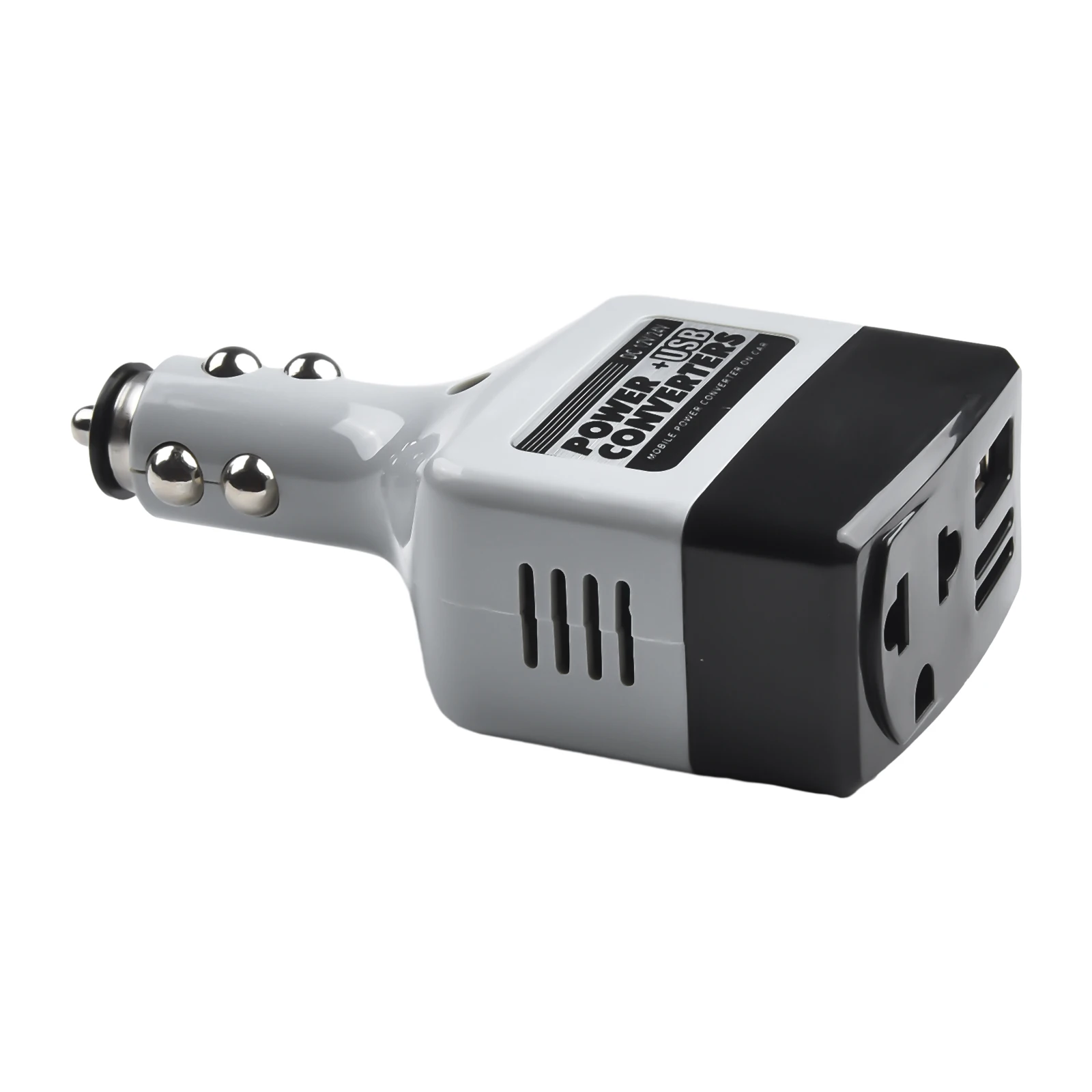 1 X Car Converter Power Adapter Inverter Power Transformer 12V/ 24V DC To 220V  USB Outlet Charger Car Accessories