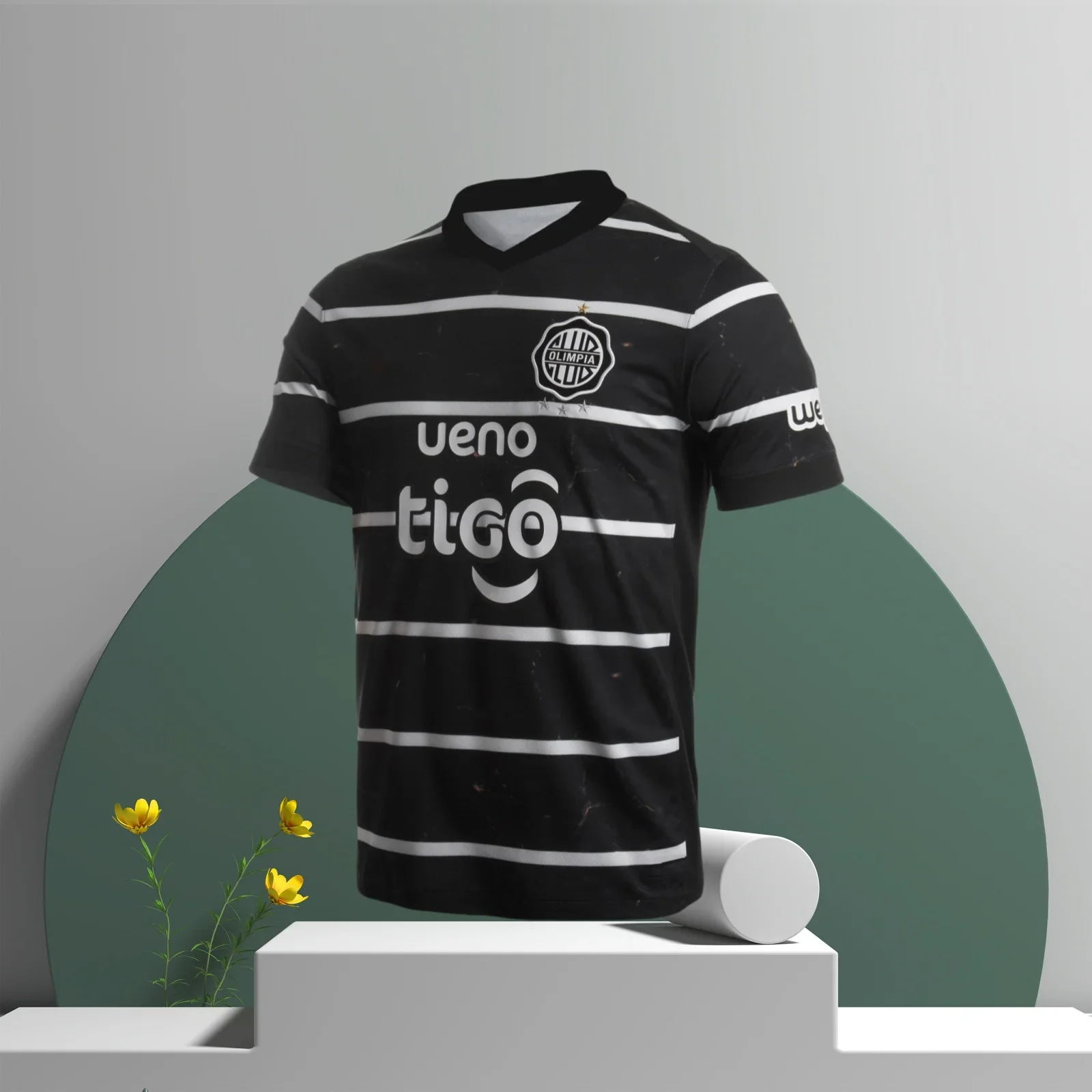2025 nuevo Club Olimpia Home & Away Kits vestido de partido de fútbol Camiseta deportiva para hombre tejido de punto transpirable manga corta