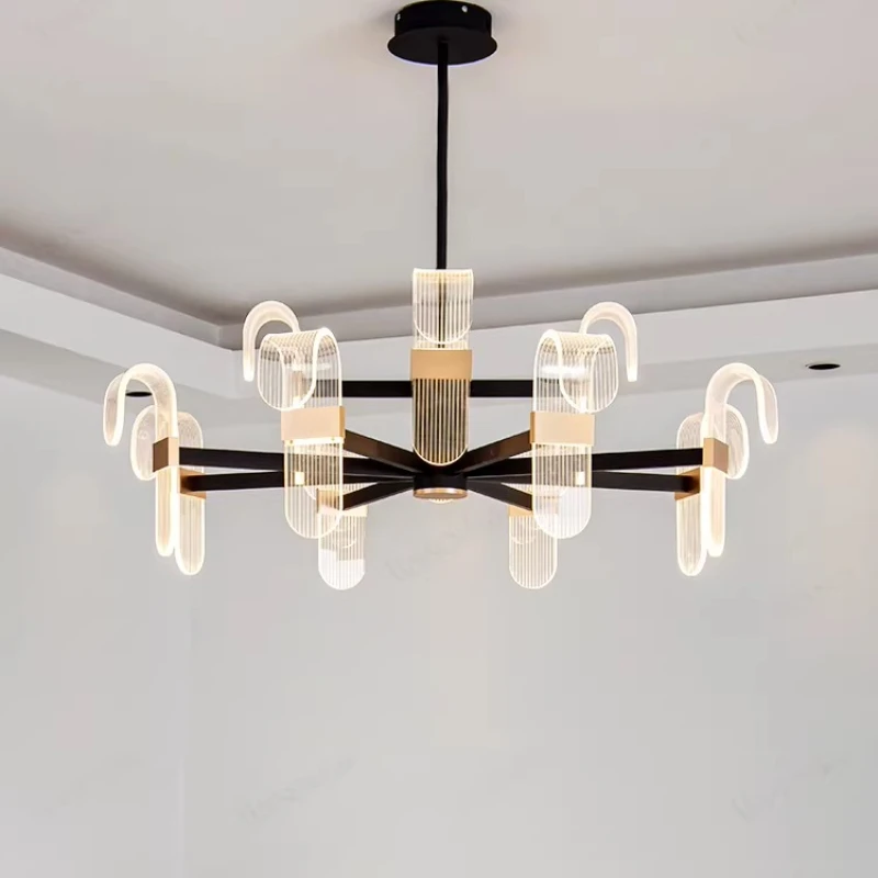 

Light luxury living room chandelier living room light modern simple atmosphere high-end Nordic lighting manufacturers