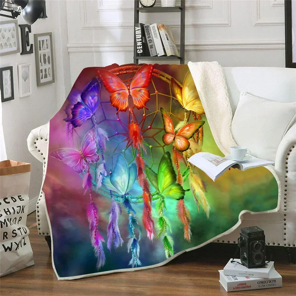 

3D Dream Blanket Warm Throw Blanket for Bedroom Sofa Bed Throw Blanket Boho Throw Blankets for children birthday Christmas gift