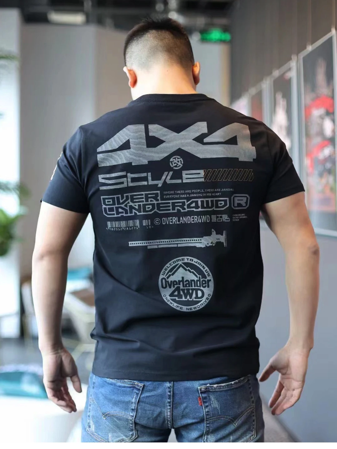

2025 American Style Summer TShirt Breathable Cotton Round Neck Printed Letter Unisex Casual Short Sleeve Personalized Streetwear