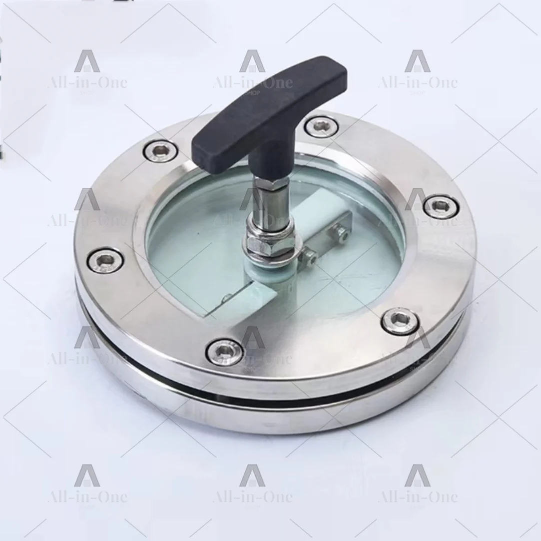 carbon-steel-304-316l-flanged-sight-mirror-with-scraper-wiper-glass-window-stainless-single-and-double-side-scraper-strip
