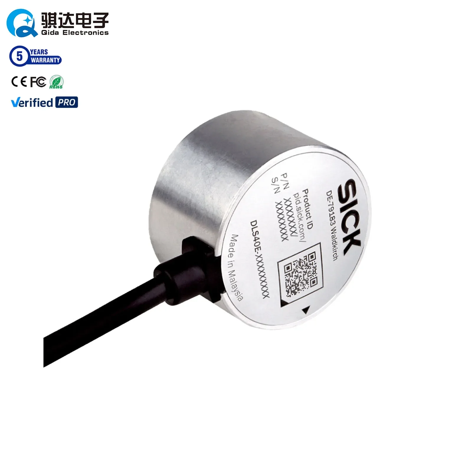 2026 New Original Sick DLS40E-S3GV00600 Rotary Encoder  500Pulses Ppr  Hollow Shaft Type 10mm Shaft in Stock
