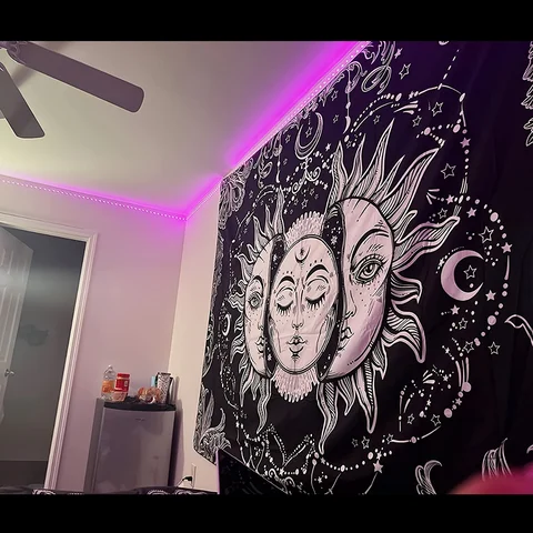 1 шт. 75*58 см гобелен с принтом солнца и луны, гаданий и гороскопов, домашний декор, настенный декор настенный гобелен купить - №2