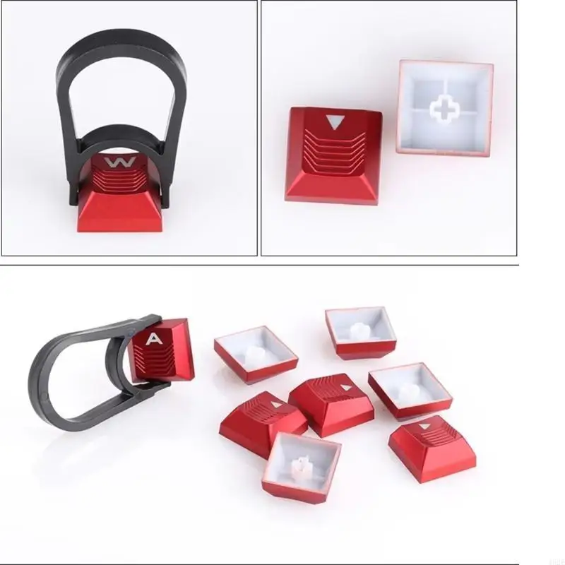 

462E Translucent Keycaps for WASD and Arrows Keys Enhances Typing for Night Gaming for Mechanical Keyboards Keycap