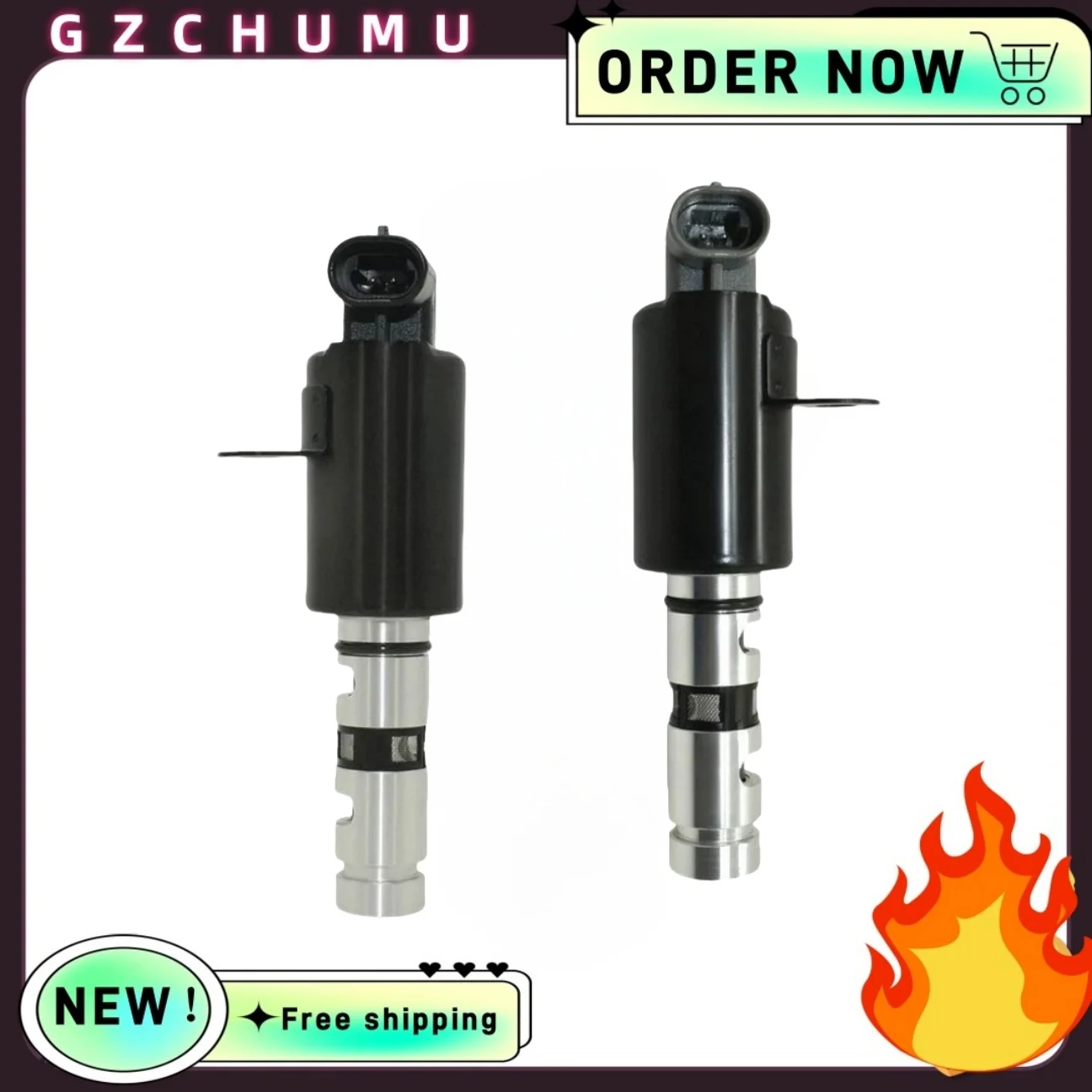 

24355/24356-3E000 Pair Variable Timing Solenoids Set LH RH For Hyundai Kia Santa