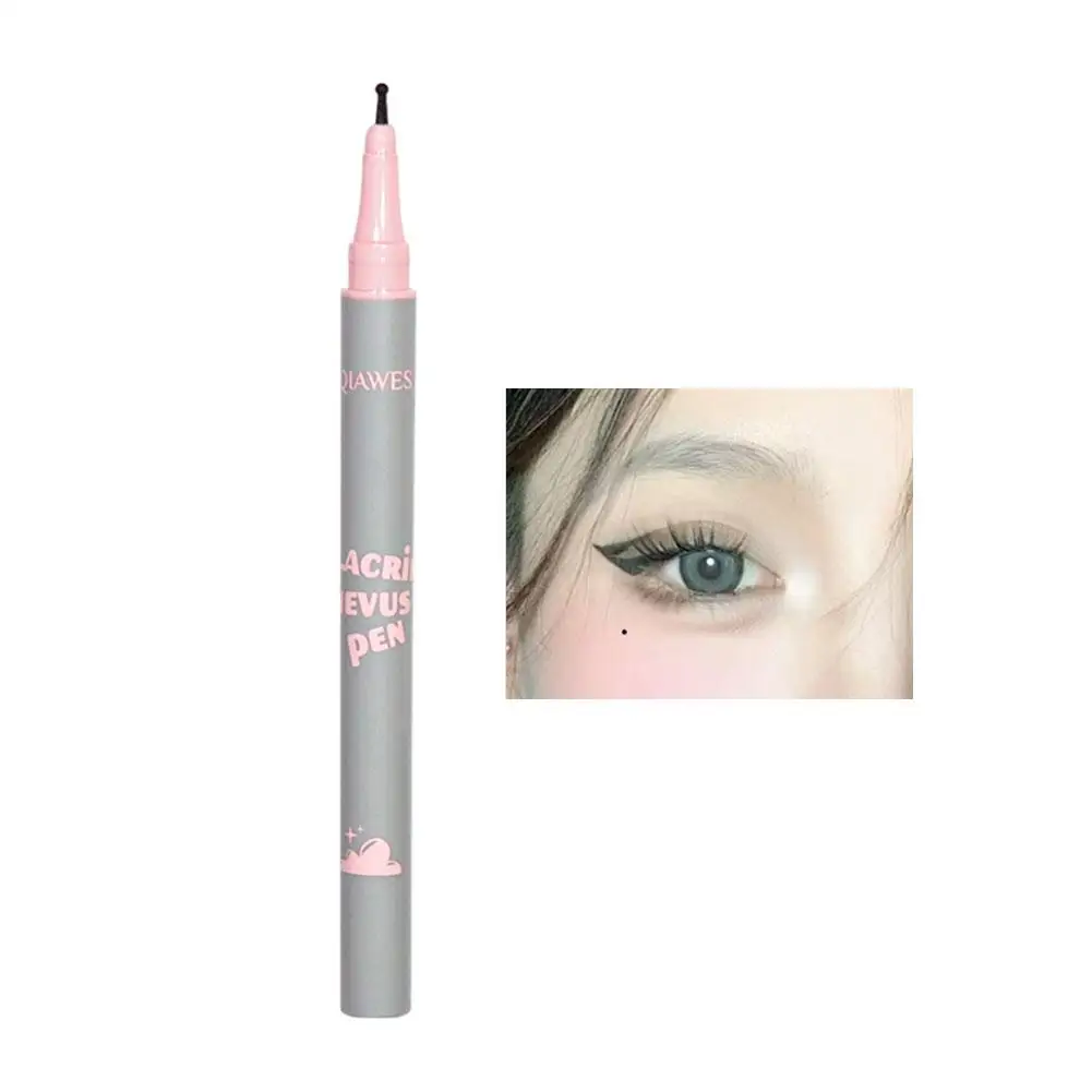 Stylo Eyeliner en Forme de Ver à Soie Imperméable et Résistant à la Transpiration, Accessoire de Maquillage, Cosmétiques, Contour pour Beg J3Dock