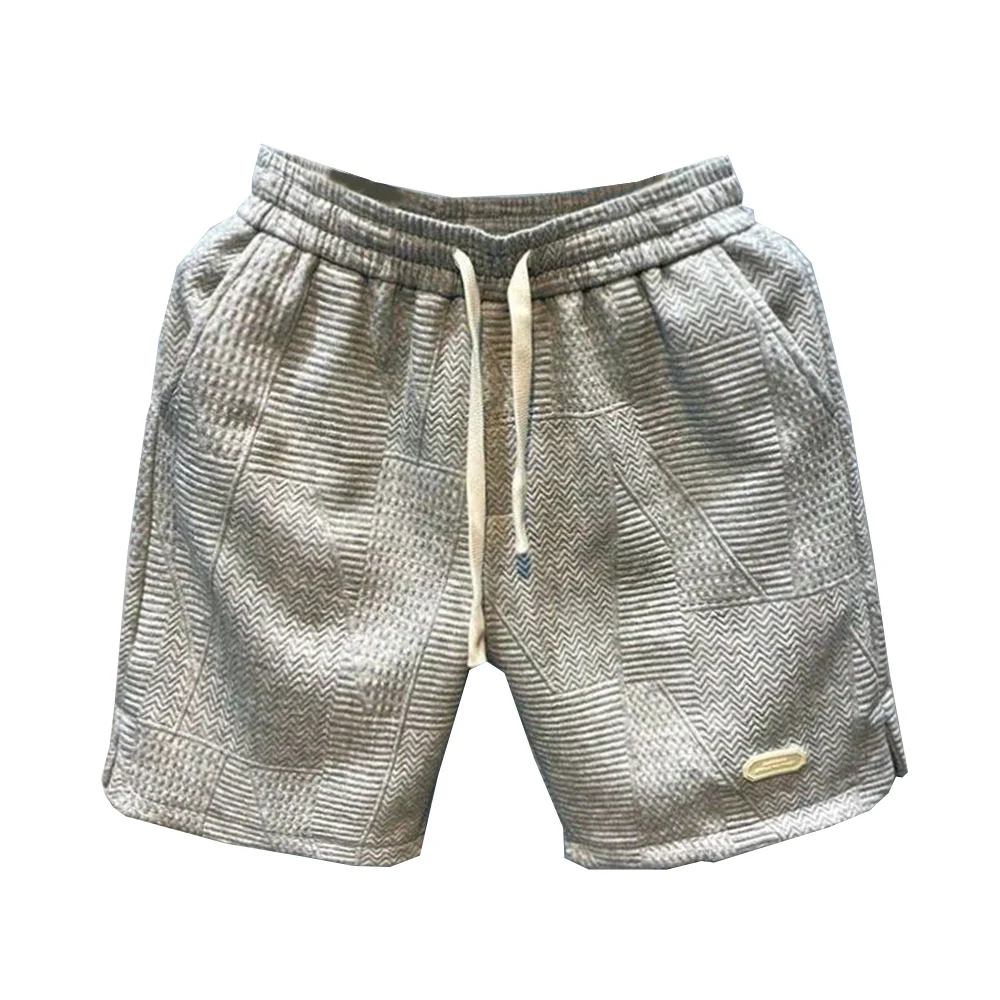 Short de dehors Décontracté pour Homme, Vêtement de Course, Motif Ondulé, Proximité, Wstring, At, Solide, Document, Hip Hop, Demi-Pantalon, Été