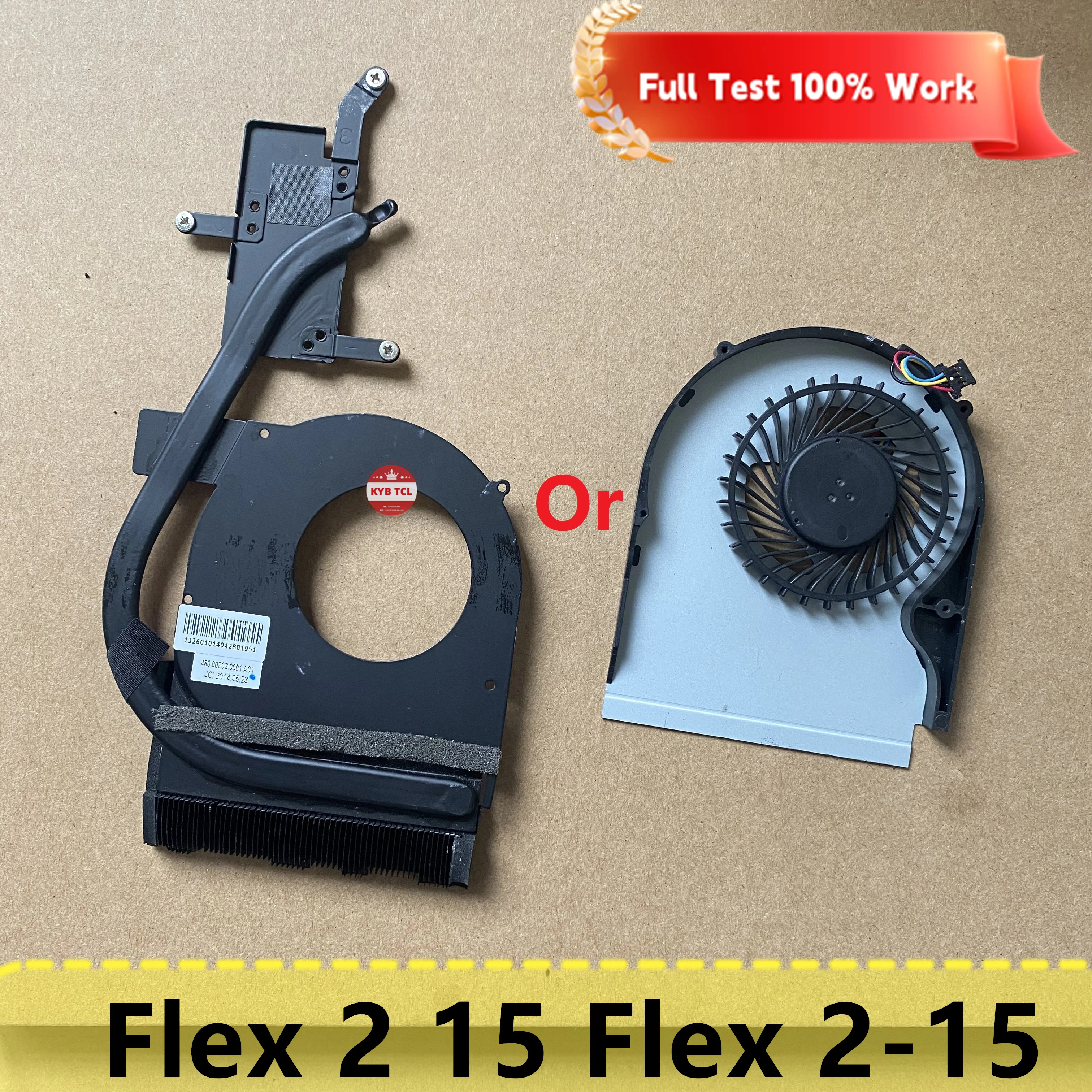 460.00Z01.0002 460.00Z01.0001 460.00Z03.0001 0003 Laptop CPU Cooling FAN Or Heatsink For Lenovo Flex 2 15 Flex 2-15 Notebook