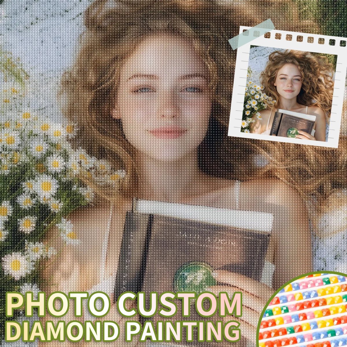 

GATYZTORY Diamond Painting Photos Custom Diamond Mosaic 5D Diamond Pictures Diy Needle Arts Craft Rhinestones Crystal Wall Decor