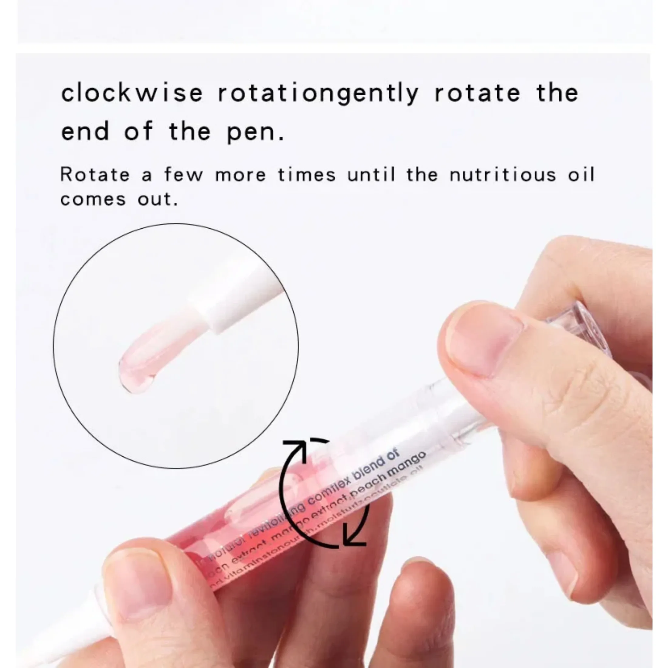 เล็บน้ํามันหนังกําพร้าปากกาสําหรับความงามสุขภาพขอบปากกาน้ํามัน 5ml น้ํามันบํารุงสําหรับเล็บ Nailfinger Care เครื่องมือเล็บ