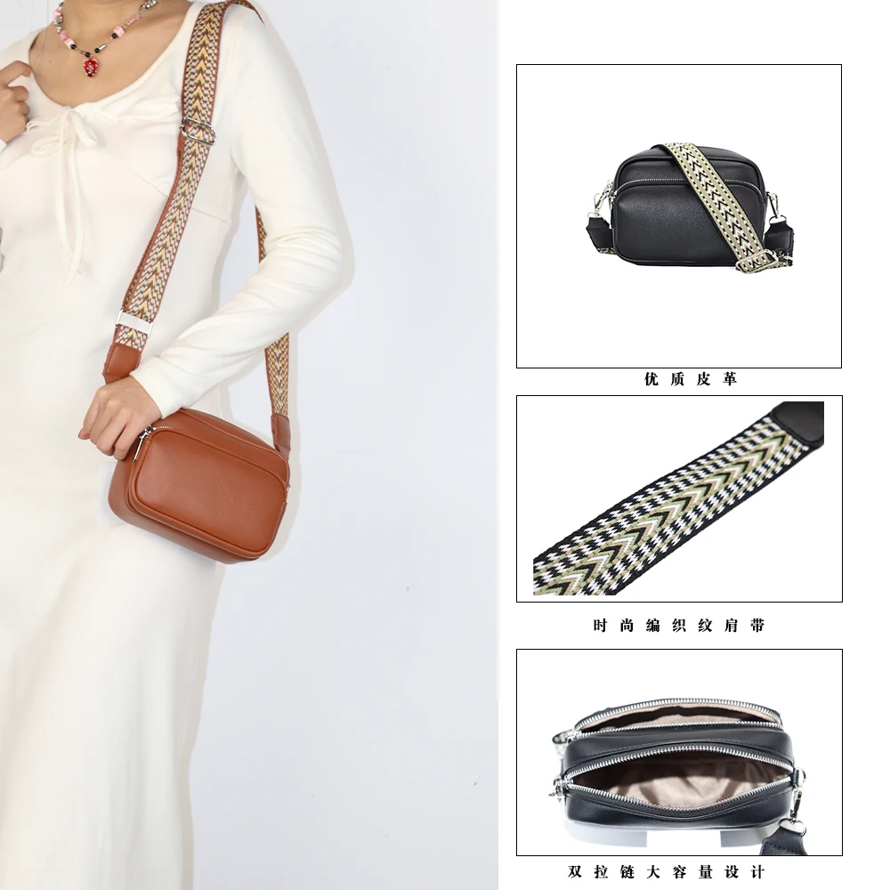 

Женская сумка через плечо для мобильного телефона, новинка 2025 года, подарок, классическая модная сумка на плечо с двойной молнией, большая вместительная сумка для мобильного телефона