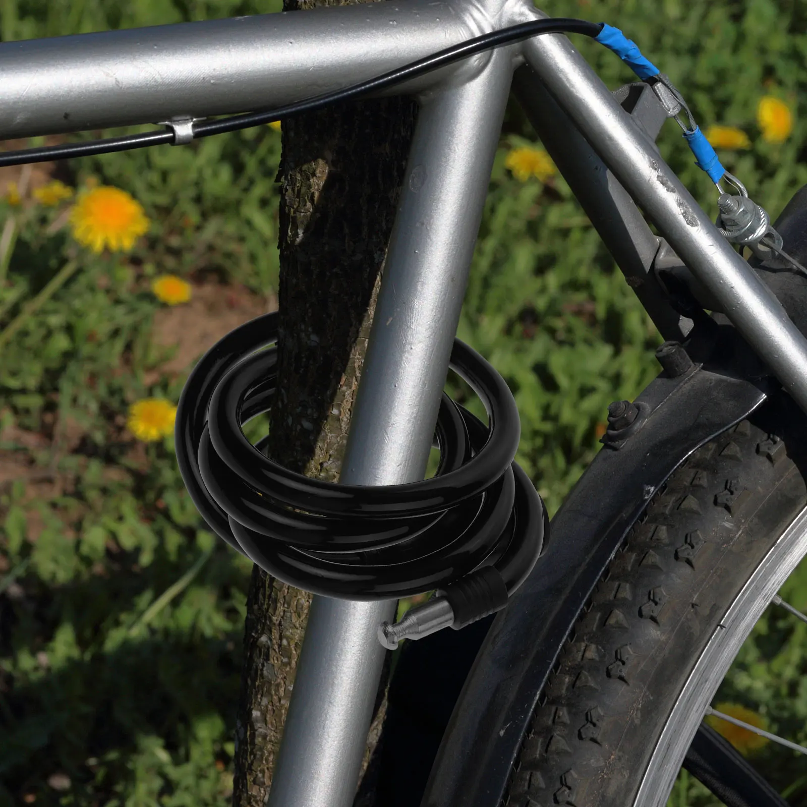 

Bicycle Lock Bike Chain Heavy Duty Bicycles Locking Number for Kids Metal Child