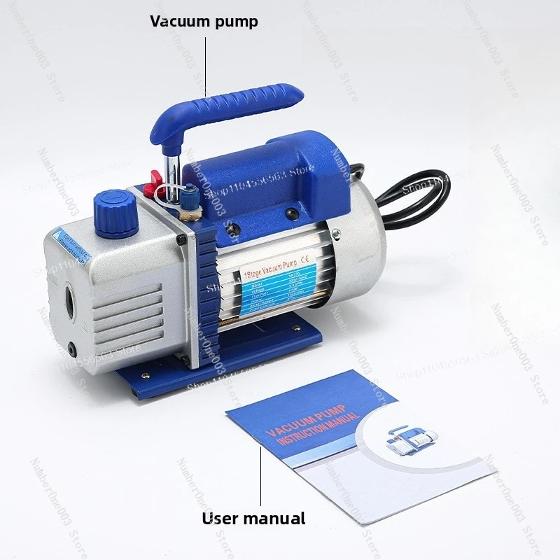 3/3,5 CFM tragbare praktische Vakuumpumpe, Drehschieber, Wartung der Klimaanlage, Kältemittel, Kühlung, kleine Vakuumpumpe
