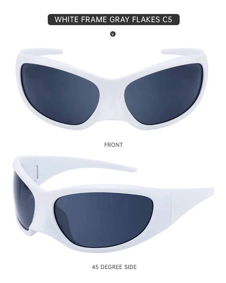 Y2K Punk Sonnenbrille für Damen und Herren 2026 Luxusmarken-Designer Trendige Sonnenbrillen Vintage Übergroße Steampunk Sonnenbrillen Gafas De Sol – Detail 16