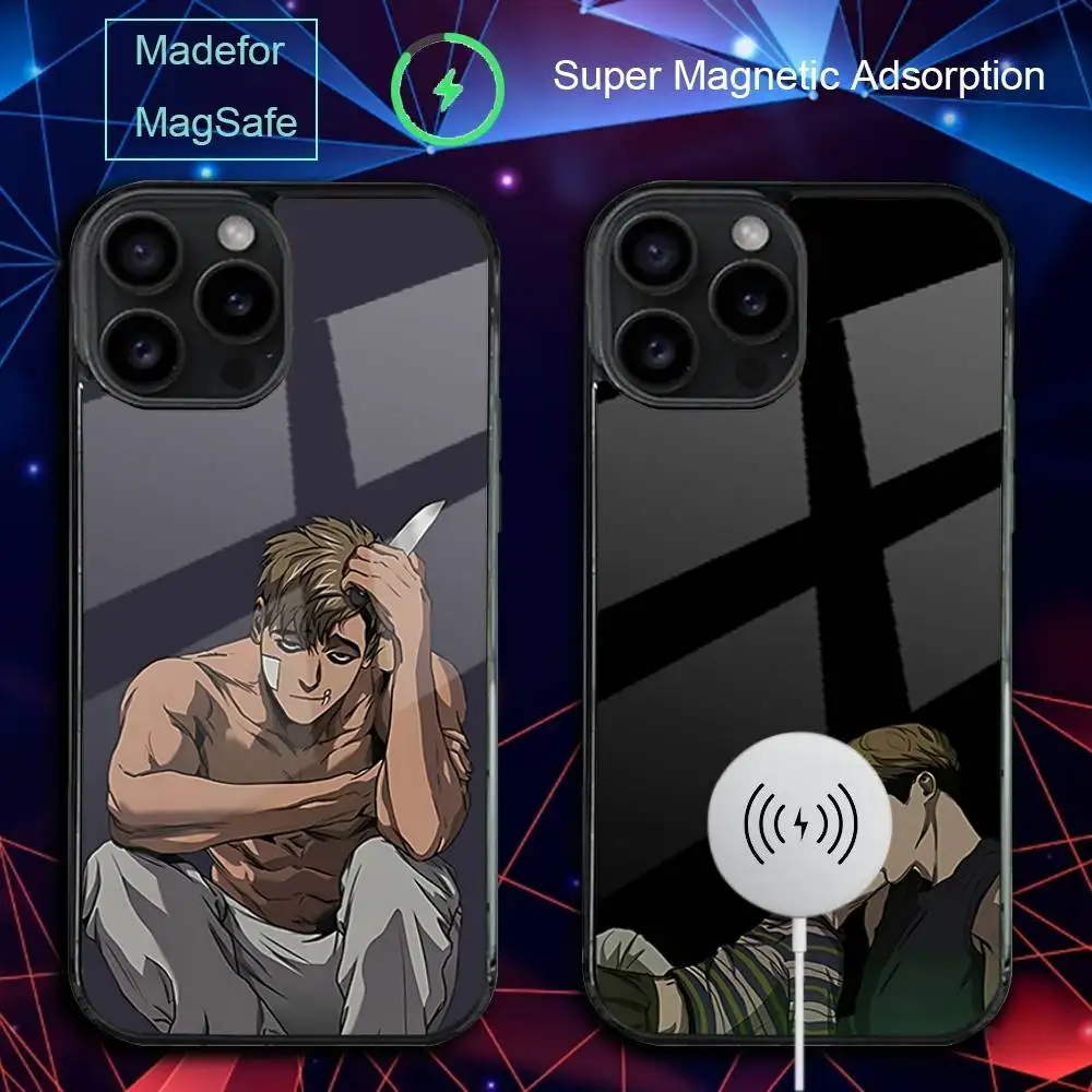 

K-Killing Comics Stalking Phone Case For iPhone 17,16,15,14,13,12,11,Pro,Max,Plus,Mini,SE4,E Magnetic Magsafe Wireless Charging