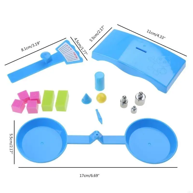 어린이를위한 G8TA 균형 스케일 장난감 장난감 균형 장난감 어린이 초기 교육 게임 장난감