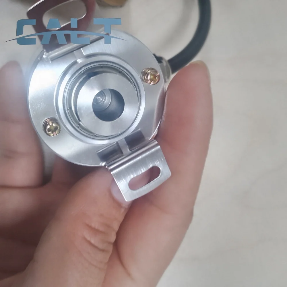 CALT 38mm outer 8mm hole ABZA-B-Z- signals Blind Hollow Shaft Rotary Encoder  for Textile Packaging Machinery Industrial Automat