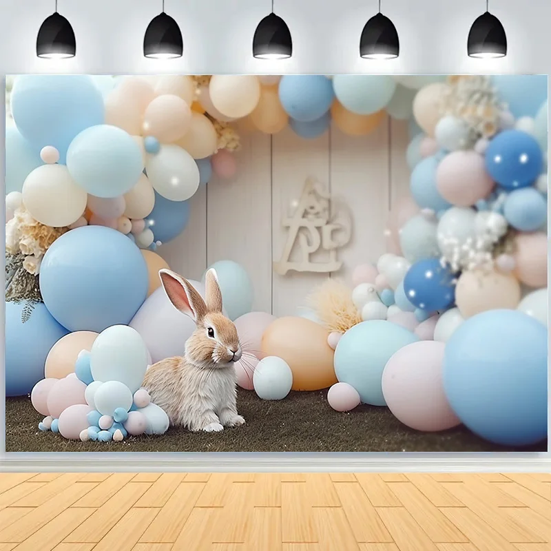 ZHISUXI Happy Birthday Photography Backdrops Newborn Airballoon Celebration Children Photo Studio Background Props TA-76