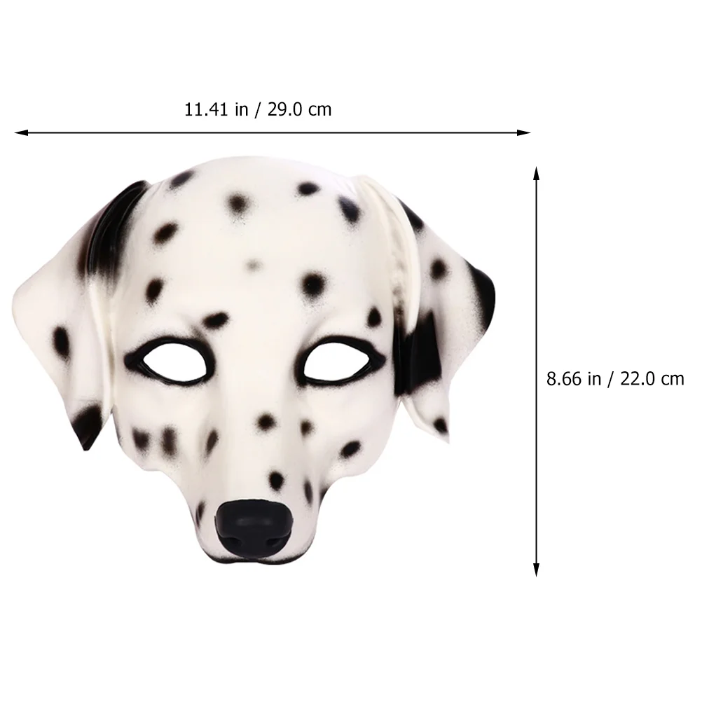 Aniaml Cosplay Covering Dalmatians Mask Decorative Funny Spotty Dog Pu Foam Men and Women